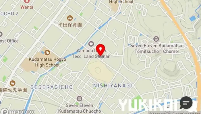 の地図 麺れすとらん 長崎ちゃんめん 山口下松店 ちゃんぽん麺レストラン, ラーメン屋 で 下松市