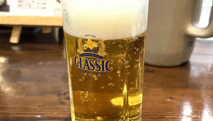 麺厨房あじさい 紅店 -  ビール - 函館市