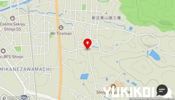 の地図 麺小屋 ここりこ ラーメン屋 で 新庄市