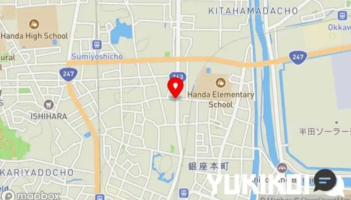 の地図 麺屋 春花 ラーメン屋 で 半田市