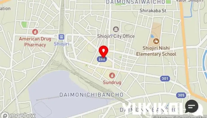 の地図 麺屋かとむら 塩尻店 ラーメン屋, 麺類専門店 で 塩尻市