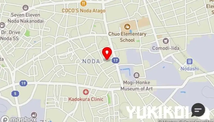 の地図 龍華苑 中華料理店 で 野田市