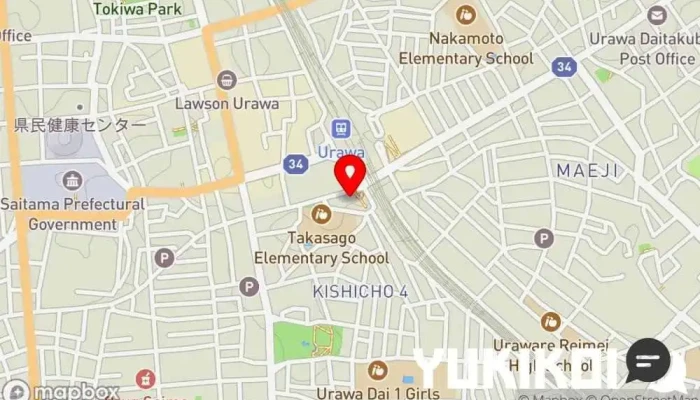 の地図 ＮａｔｕｒａｌＤｉｎｉｎｇ菜素美 モダン居酒屋レストラン で さいたま市
