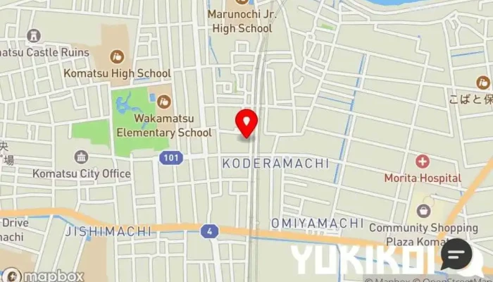 の地図 ＳＡＬＯＯＮ・ＧＵＭＢＯ レストラン で 小松市